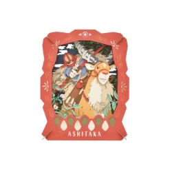 Arts And Crafts*Maison Ghibli Paper Theater Ashitaka & Yakul - Princess Mononoke