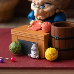Jewellery Boxes*Maison Ghibli Pencil holder figurine Yubaba knitting - Spirited Away
