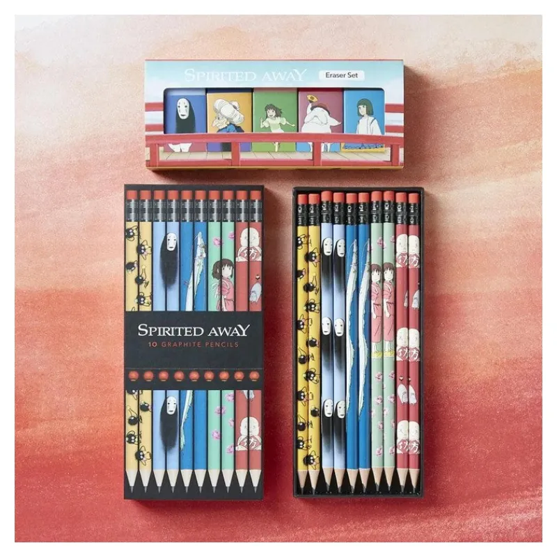 Writing*Maison Ghibli Pencil Set - Spirited Away