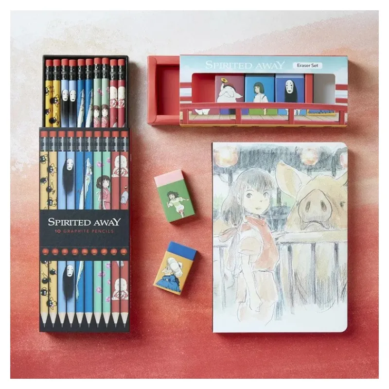 Writing*Maison Ghibli Pencil Set - Spirited Away