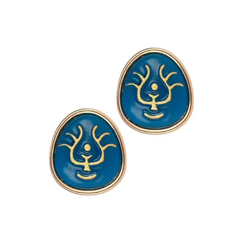 Jewellery*Maison Ghibli Pierced earrings Accessory series Volucite crystal - Castle in the Sk