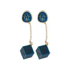 Jewellery*Maison Ghibli Pierced earrings Accessory series Volucite crystal & Keystone - Castl