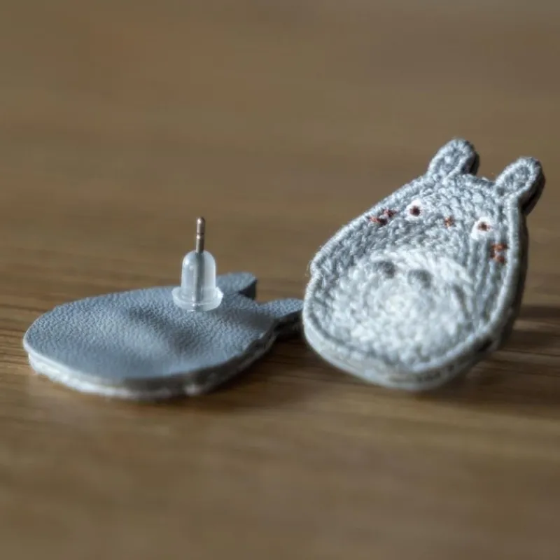 Jewellery*Maison Ghibli Pierced Embroidery serie Totoro - My Neighbour Totoro