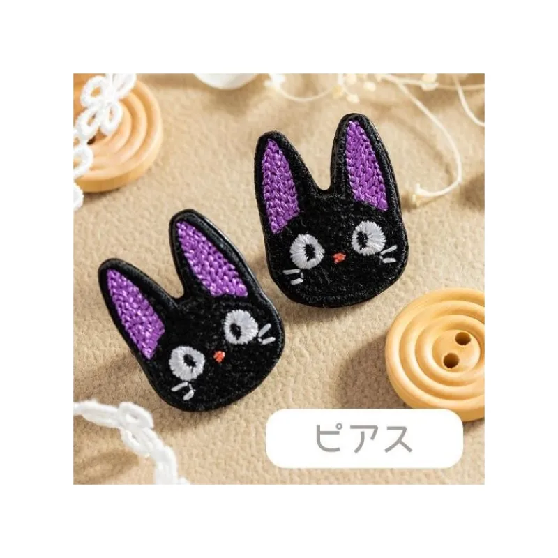 Jewellery*Maison Ghibli Pierced Embroidery serie Jiji - Kiki's Delivery Service