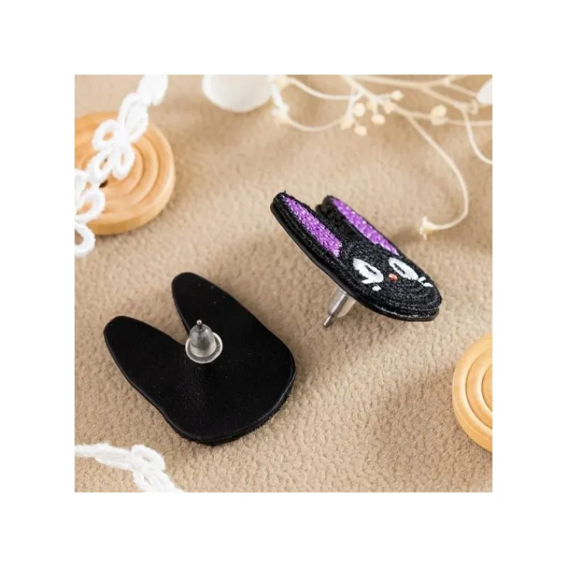 Jewellery*Maison Ghibli Pierced Embroidery serie Jiji - Kiki's Delivery Service
