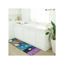 Carpet*Maison Ghibli PLASTIC LONG PLAY MAT DUSK 45X120CM(BLUE)- SPIRITED AWAY