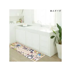 Carpet*Maison Ghibli PLASTIC LONG PLAY MAT TOTORO, DRAWING 45X120CM(BEIGE)- MY NEIGHBOR TO