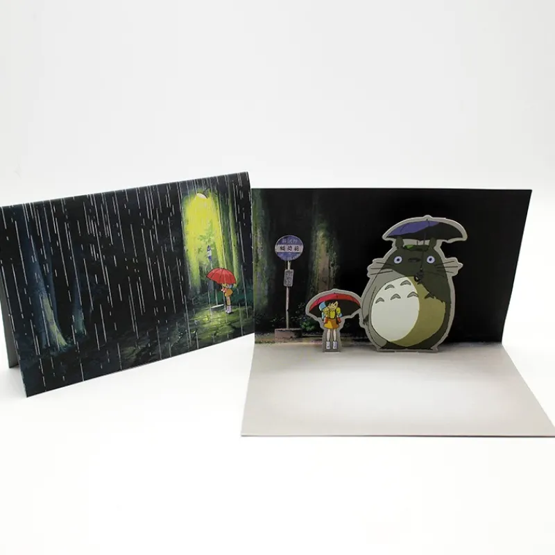 Postcards And Letter Papers*Maison Ghibli Pop-Up Notecards Set - My Neighbor Totoro