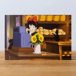 Postcards And Letter Papers*Maison Ghibli Postcard Kiki Sunflower - Kiki's Delivery Service
