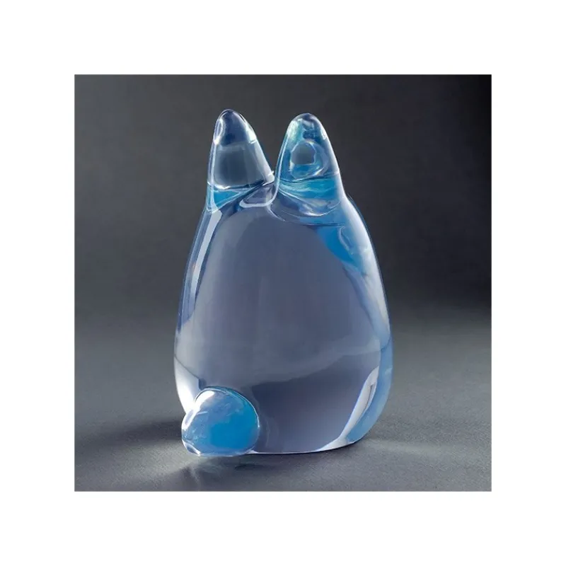 Statues*Maison Ghibli Rainbow Crystal Figurine White Totoro - My Neighbor Totoro