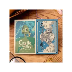 Small Equipment*Maison Ghibli Retro Stickers Robot & Castle Laputa - Castle in the Sky