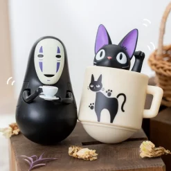Toys*Maison Ghibli Round Bottomed Figurine Kiki with her mug - Kiki's Delivery Service