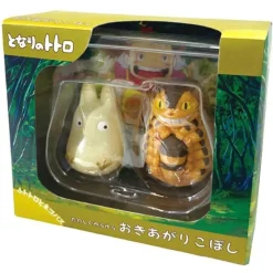 Toys*Maison Ghibli Round Bottomed Figurines Small Totoro & Catbus - My Neighbor Totoro