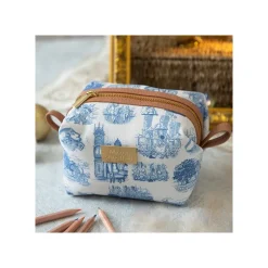 Storage*Maison Ghibli Round Toilet bag Blue Nostalgia - Whisper of the Heart