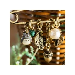 Accessories|Jewellery*Maison Ghibli Safety Pin brooch Totoro & Leaves - My Neighbor Totoro
