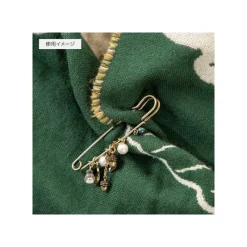 Accessories|Jewellery*Maison Ghibli Safety Pin brooch Totoro & Leaves - My Neighbor Totoro
