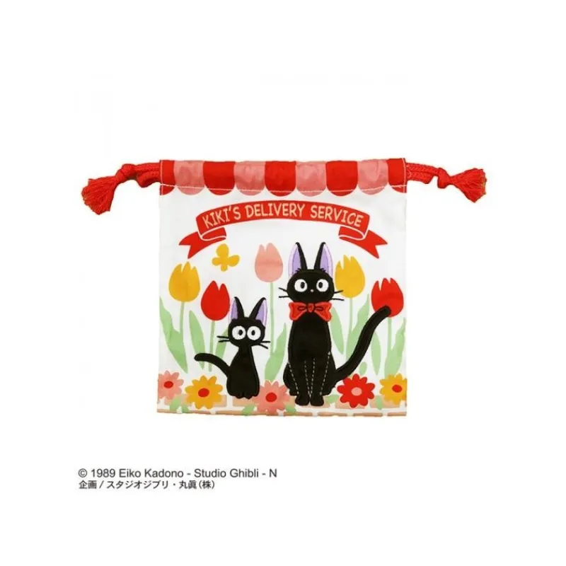 Bags*Maison Ghibli Satchel with lanyard Jiji & kitten 20 x 19 cm - Kiki's Delivery Servi