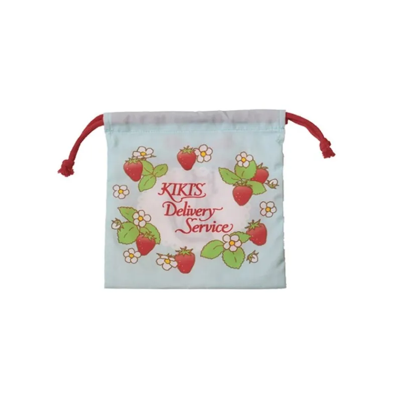 Bags*Maison Ghibli Satchel with lanyard Jiji strawberries 20 x 19 cm - Kiki's Delivery S