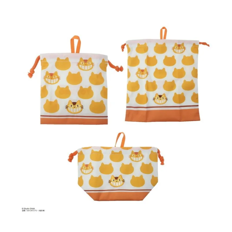 Bags*Maison Ghibli Satchel with lanyard Silhouette Catbus 20 x 19 cm - My Neighbor Toto