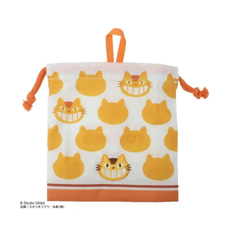 Bags*Maison Ghibli Satchel with lanyard Silhouette Catbus 20 x 19 cm - My Neighbor Toto