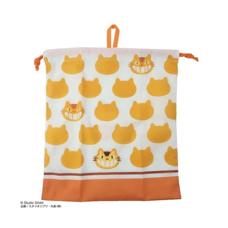 Bags*Maison Ghibli Satchel with lanyard Silhouette Catbus 20 x 19 cm - My Neighbor Toto