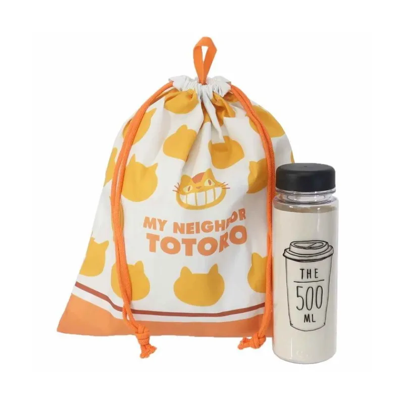Bags*Maison Ghibli Satchel with lanyard Silhouette Catbus 20 x 19 cm - My Neighbor Toto