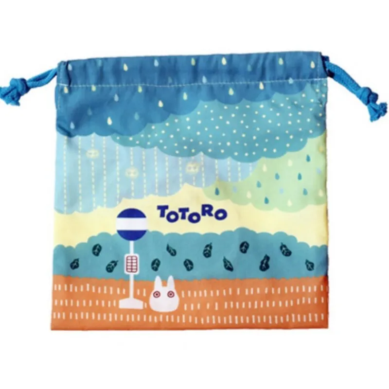 Bags*Maison Ghibli Satchel with lanyard Totoro under the rain 20 x 19 cm - My Neighbor T