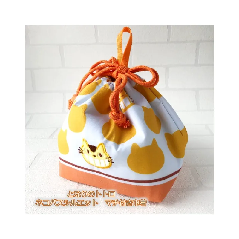 Bags*Maison Ghibli Satchel with ring Catbus Silhouette 17 x 26 cm - My Neighbor Totoro