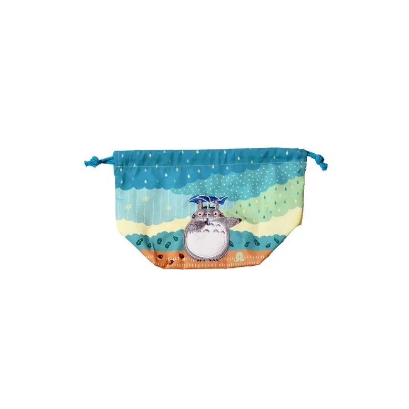 Bags*Maison Ghibli Satchel with ring Totoro under the rain 17 x 26 cm - My Neighbor Toto