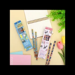 Writing*Maison Ghibli Set of 12 2B Pencils Jiji & Kiki Shopping - Kiki's Delivery Service
