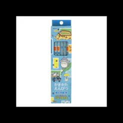 Writing*Maison Ghibli Set of 12 2B Pencils Vehicles - My Neighbor Totoro
