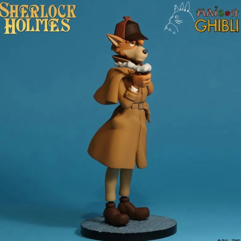 Limited Editions*Maison Ghibli Sherlock Holmes Statue - Semic Animation Collection