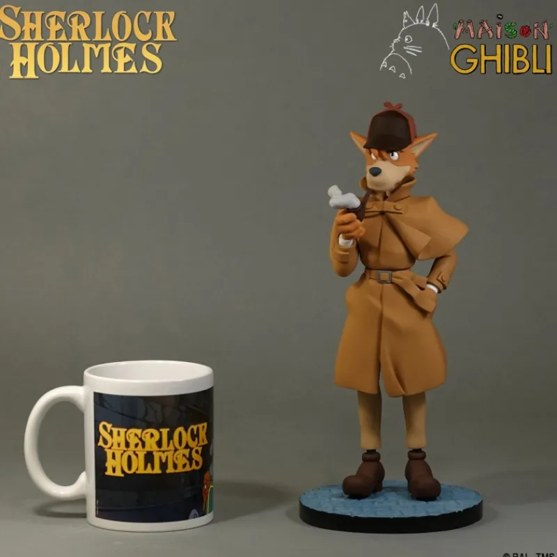 Limited Editions*Maison Ghibli Sherlock Holmes Statue - Semic Animation Collection