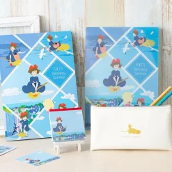 Storage*Maison Ghibli Silver Pencase Flying Kiki - Kiki's Delivery Service