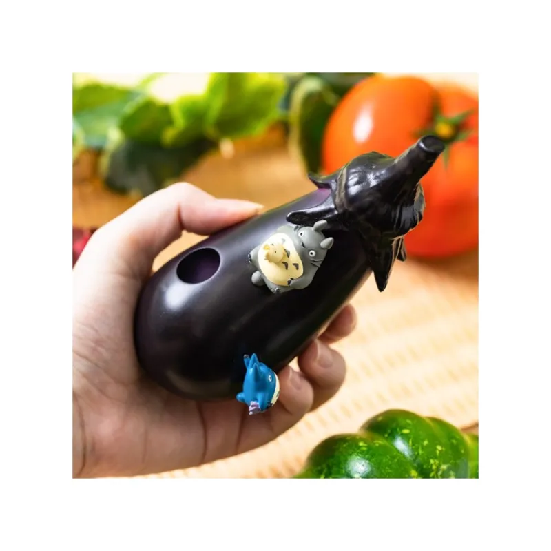 Décoration*Maison Ghibli Single Vase vegetal Aubergine - My Neighbor Totoro