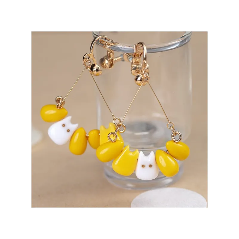 Jewellery*Maison Ghibli Small Totoro & Corn Clipped Earrings - My Neighbor Totoro