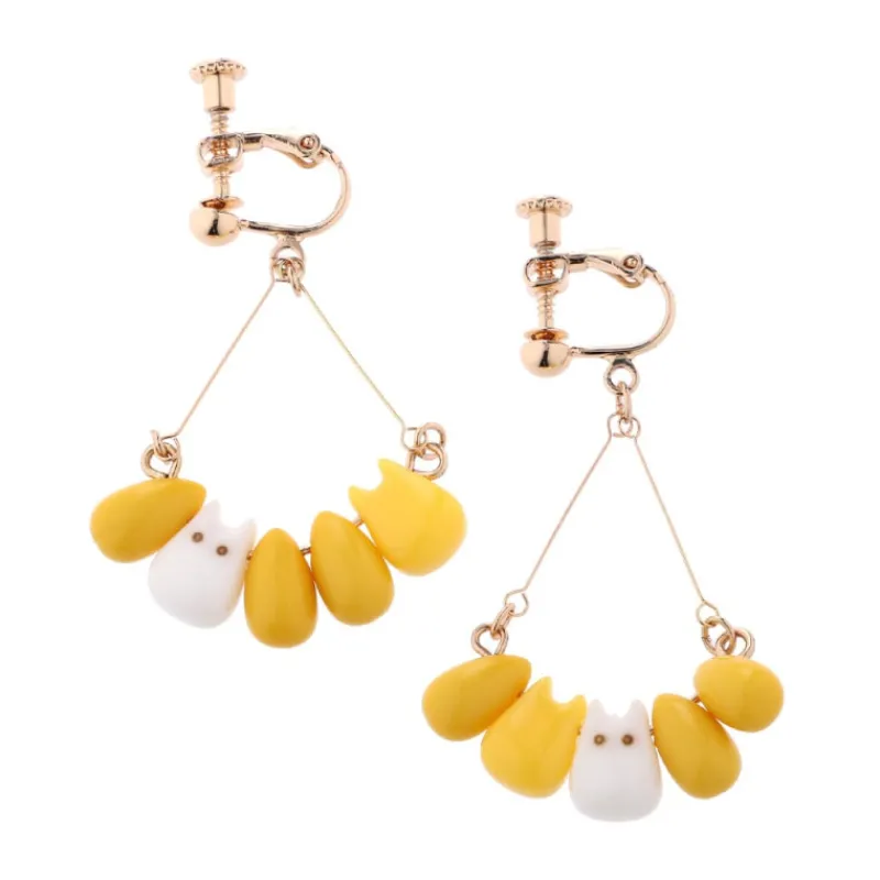 Jewellery*Maison Ghibli Small Totoro & Corn Clipped Earrings - My Neighbor Totoro