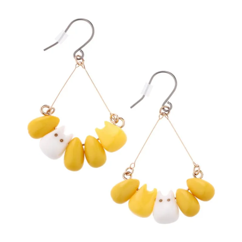 Jewellery*Maison Ghibli Small Totoro & Corn Pierced Earrings - My Neighbor Totoro