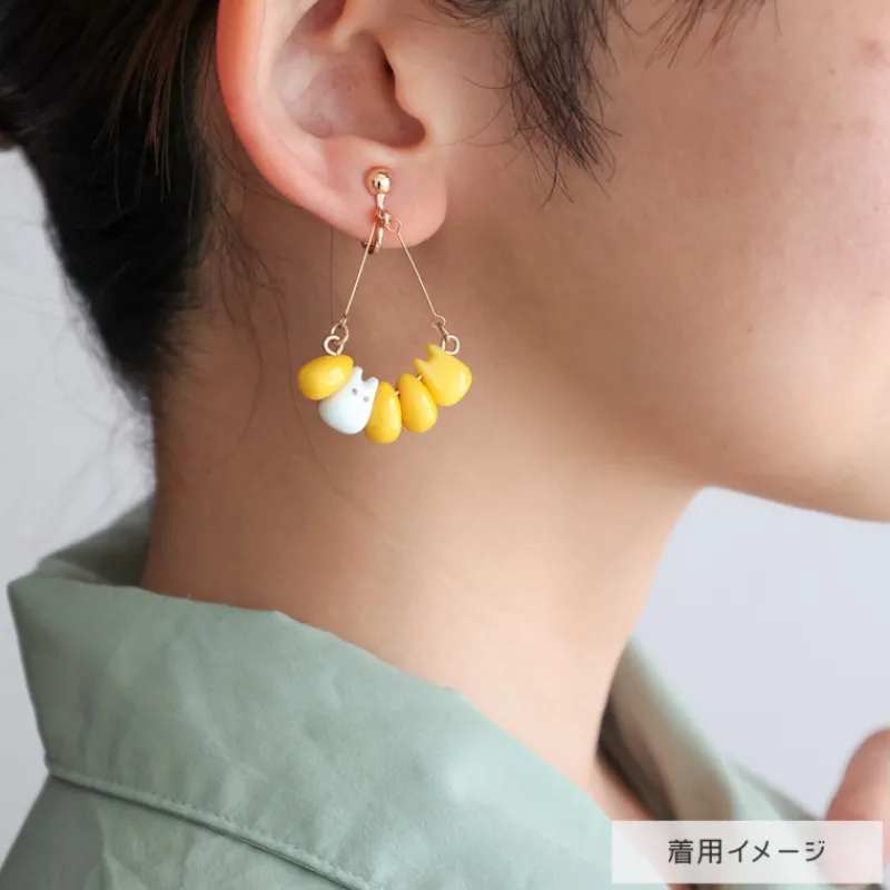 Jewellery*Maison Ghibli Small Totoro & Corn Pierced Earrings - My Neighbor Totoro