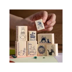 Small Equipment*Maison Ghibli Small Totoro & Ink bottle Wood stamp - My Neighbor Totoro