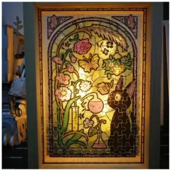 Jigsaw Puzzle*Maison Ghibli Stained glass Puzzle 126P No Face - Spirited Away