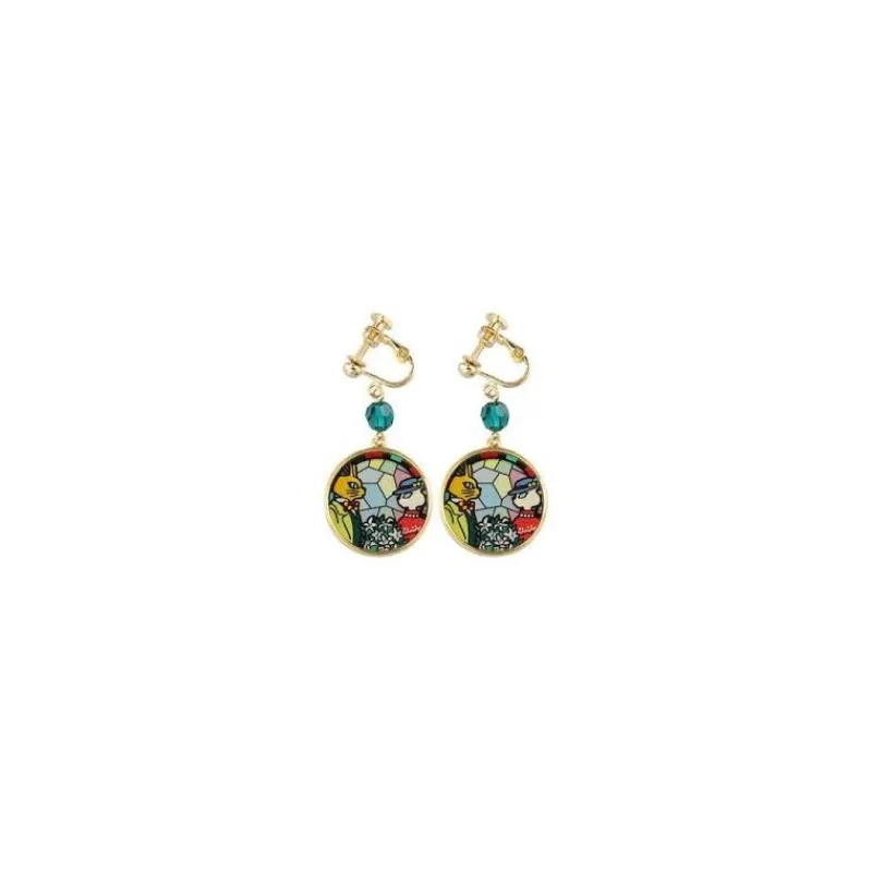 Jewellery*Maison Ghibli STAINED GLASS SERIES - EARRINGS LOUISE&BARON -WHISPER OF THE HEART
