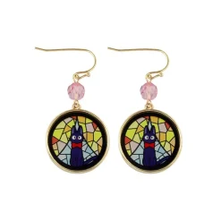 Jewellery*Maison Ghibli STAINED GLASS SERIES - PIERCED EARRINGS KIKI- KIKI'S DELIVERY