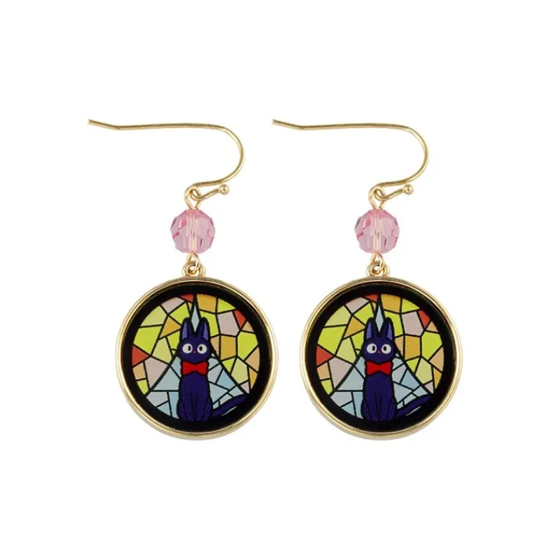 Jewellery*Maison Ghibli STAINED GLASS SERIES - PIERCED EARRINGS KIKI- KIKI'S DELIVERY