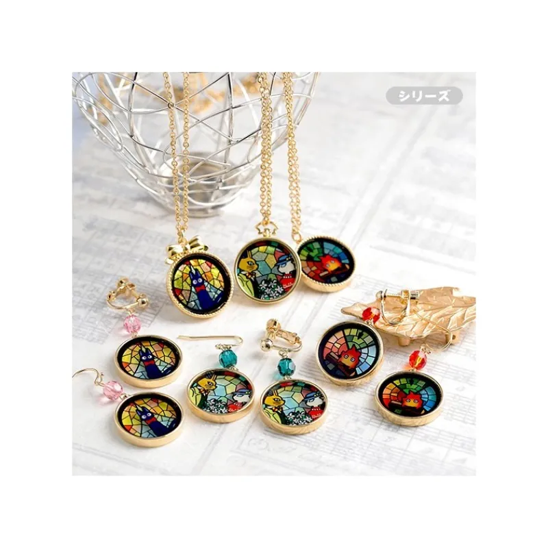 Jewellery*Maison Ghibli STAINED GLASS SERIES - PIERCED EARRINGS KIKI- KIKI'S DELIVERY