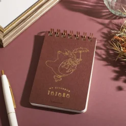 Notebooks And Notepads*Maison Ghibli Stamped ring notebook 11,5×7,2cm Flying Totoro - My Neighbor Totoro