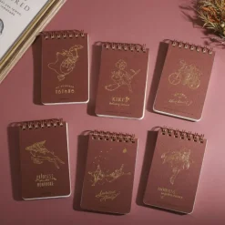 Notebooks And Notepads*Maison Ghibli Stamped ring notebook 11,5×7,2cm Sophie & Hauru - Howl's Moving Castl