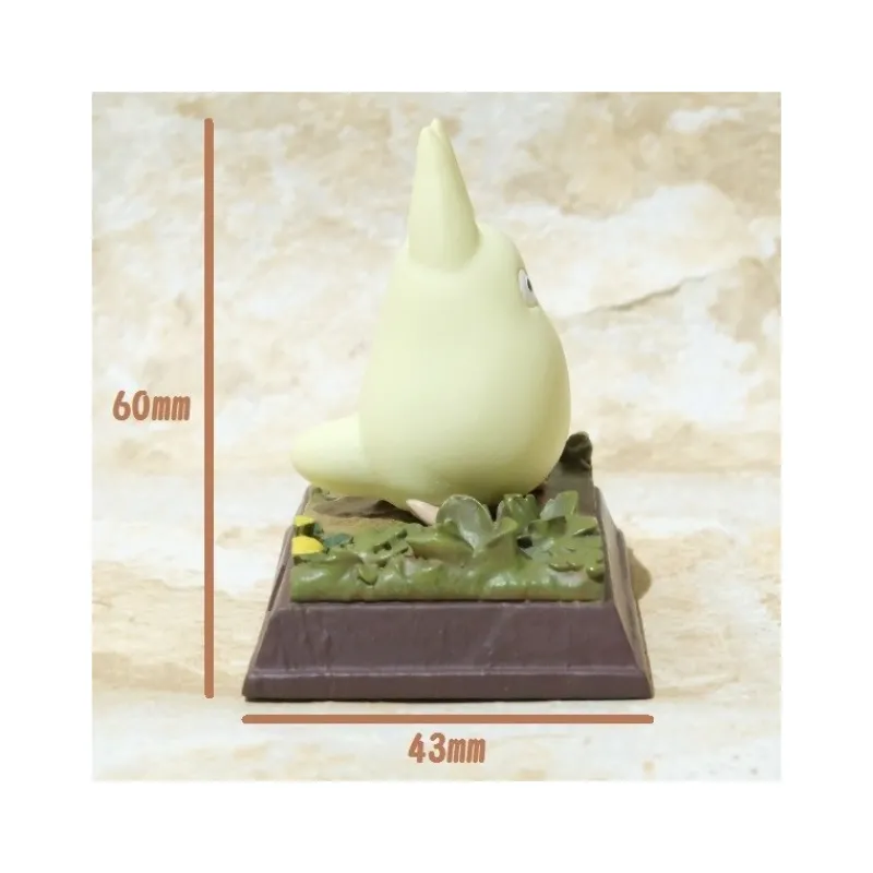 Statues*Maison Ghibli Statue Collection Stop Motion Totoro White Course Pose 2 - My Neighbor Totoro