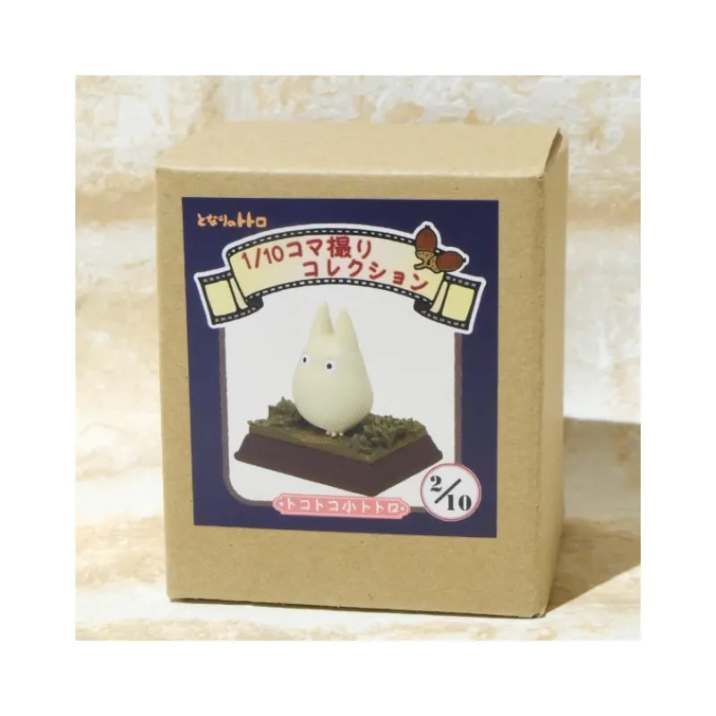 Statues*Maison Ghibli Statue Collection Stop Motion Totoro White Course Pose 2 - My Neighbor Totoro