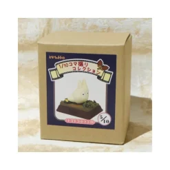 Statues*Maison Ghibli Statue Collection Stop Motion Totoro Blanc Course Pose 5 - My Neighbor Totoro